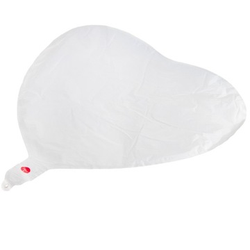 ФОЛЬГИРОВАННЫЙ ШАР БЕЛОЕ СЕРДЦЕ НА ДЕНЬ ВАЛЕНТИНА