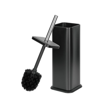 Szczotka do toalety WC Teesa czarna mat tuba stal