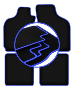 Koberce do auta Blue pro: Fiat Siena sedan 1996-2006