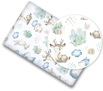 PRZEŚCIERADŁO DO ŁÓŻECZKA 120x60 Z GUMKĄ BAWEŁNA 100% BABYMAM
