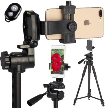 Высокий ФОТО-ВИДЕО Штатив 180 СМ ДЛЯ ТЕЛЕФОНА КАМЕРА сумка + BT пульт