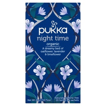 Herbata Pukka Night Time BIO ziołowa ekologiczna dobry sen 20 saszetek 20g