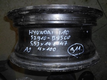 ALU DISK HYUNDAI I10 52910-B9500 5,5JX14 ET47