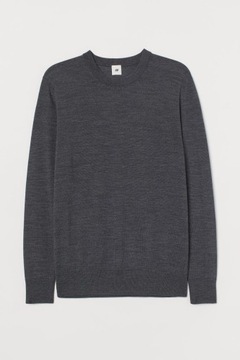 H&M M, sweter z wełny merynosowej