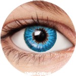 Kolorowe Soczewki CRAZY BLUE Niebieskie