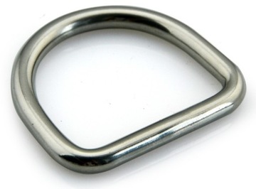 D-RING 8x50 ZAMKNIĘTY OGNIWO PIERŚCIEŃ PÓŁKOŁO NIERDZEWNY A4