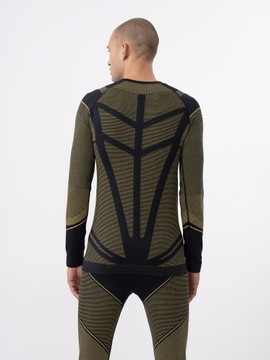 BIELIZNA TERMOAKTYWNA MĘSKA 4F KOSZULKA SPORTOWA BEZSZWOWA GÓRA AW23M105