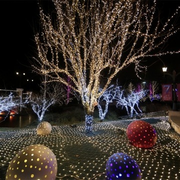 НАРУЖНЫЕ РОЖДЕСТВЕНСКИЕ СВЕТИЛЬНИКИ9,5м 100LED+ВСПЫШКА ISKRA