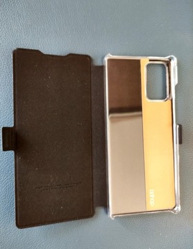 Etui z klapką do Galaxy Note 20 Samsung czarny