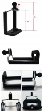 КРОНШТЕЙН ДЛЯ ТЕЛЕФОНА 1/4 ДЮЙМА КРОНШТЕЙН ДЛЯ ШТАТИВА