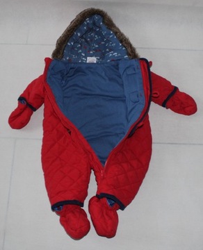 СТЕГАНЫЙ КОМБИНЕЗОН, РАЗМЕР 62/68