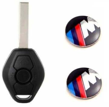ZNACZEK EMBLEMAT ALUMINIUM BMW 11mm KLUCZYK PILOT