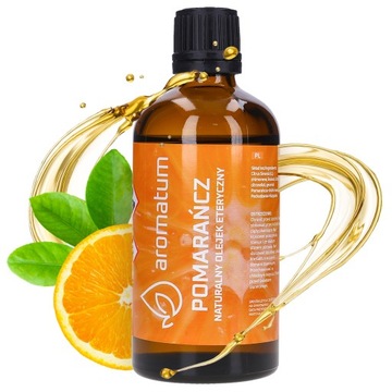 Olejek eteryczny pomarańcza aromatyczny 100 ml