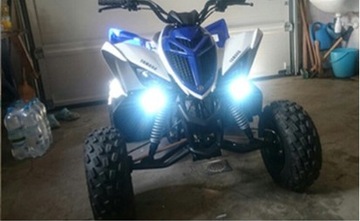 Галогенная светодиодная лампа для мотоцикла, 12 В, фара, квадроцикл, квадроцикл