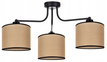 Lampa Plafon na abażury Eko Juta styl Boho E27