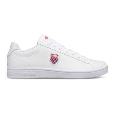 Buty męskie tenisówki skórzane K-Swiss COURT SHIELD 06599-113 SNEAKERSY