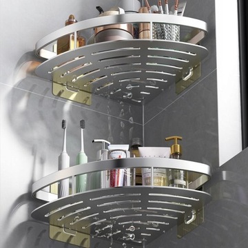 ПОЛКА ДЛЯ ВАННОЙ LOFT УГЛОВАЯ ДЛЯ ДУША 1 ШТ.