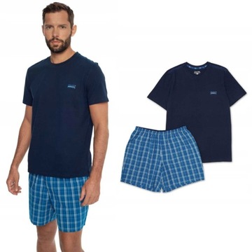 PIŻAMA MĘSKA HENDERSON KRÓTKI RĘKAW EVER 41289 r.XL