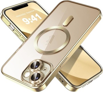 ЧЕХОЛ + КЕРАМИЧЕСКАЯ ФОЛЬГА для IPHONE 14 чехол для MagSafe ПРОЗРАЧНЫЙ/ЦВЕТНОЙ