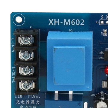XH M602 Moduł kontroli ładowania Wyświetlacz LED