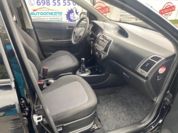 Hyundai i20 I Hatchback 5d Facelifting 1.2 DOHC 85KM 2014 Hyundai i20 KLIMATYZACJA CENTRALNY ZAMEK EL.SZYBY KOMPUTER SERWISOWANY GWA, zdjęcie 7