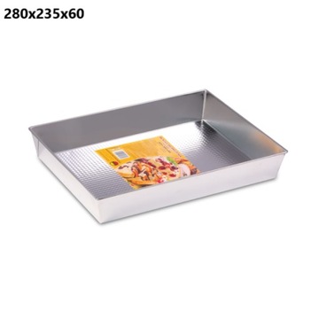 Blacha pieczenia fakturowana 280x235x60