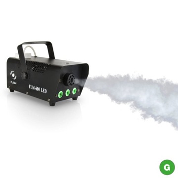 Flash FLM-600 Mini Maszyna do dymy + Green, NOWA