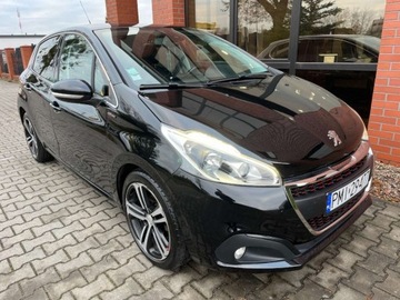 Peugeot 208 I Hatchback 5d Facelifting 1.2 PureTech 110KM 2017 Peugeot 208 1.2 benzyna 110 KM GT - LINE zarej w PL zadbany zamiana, zdjęcie 1