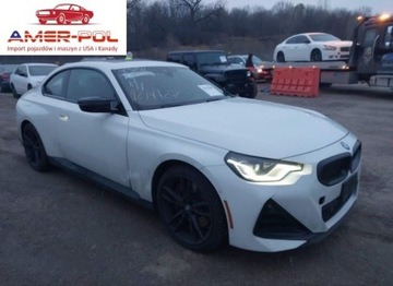 BMW Seria 2 G42-U06 2023 BMW Seria 2 2023r., M240IX, od ubezpieczalni 3.0 Benzyna 382KM
