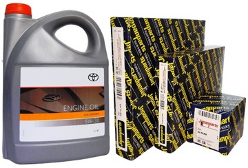 OLEJ TOYOTA 5W30 5L+ FILTRY TOYOTA AVENSIS 2.0
