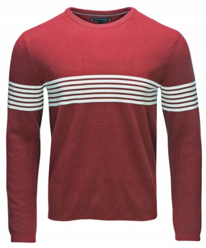 SWETER MĘSKI TOMMY HILFIGER XM0XM01003 BORDO