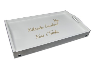 СТОЛ ДЛЯ ЗАВТРАКА ПОДАРОК ​​ДЛЯ ПАР НА ДЕНЬ ВАЛЕНТИНА СВАДЬБА С ГРАВИРОВКОЙ