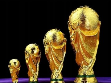 ЗОЛОТОЙ КУБОК ТРОФЕЙ 27 СМ ИЗ СМОЛЫ ЧЕМПИОНАТ МИРА
