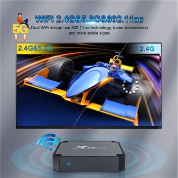 X96 Mini Smart TV Box Android 9.0 1 ГБ 8 ГБ Черный