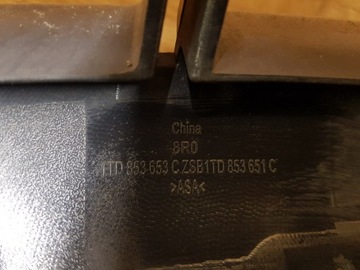 MASKA MŘÍŽKA CHLADIČŮ PŘEDNÍ VW TOURAN FACELIFT