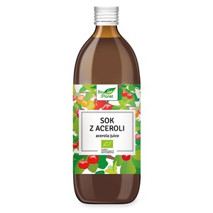 BIO PLANET SOK Z ACEROLI ACEROLA NATURALNY 500 ML