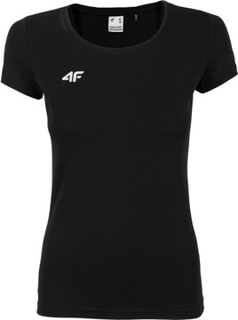 4F T-SHIRT DAMSKA KOSZULKA CZARNA TSD001B r. L