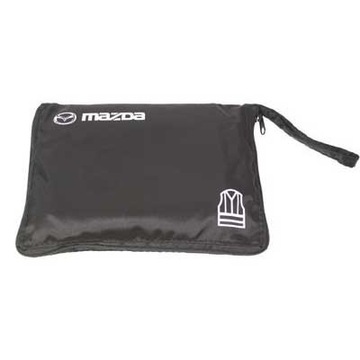 Светоотражающий жилет с логотипом MAZDA в желтом чехле