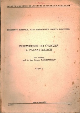 PRZEWODNIK DO ĆWICZEŃ Z PARAZYTOLOGII 4 TARCZYŃSKI