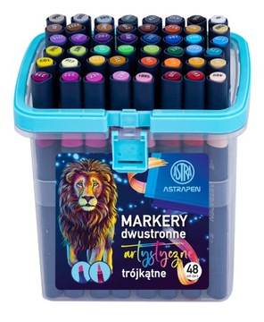 MARKERY ARTYSTYCZNE 48KOL Dwustronne
