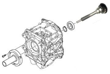 ПЕРВИЧНЫЙ ВАЛ КОРОБКИ ПЕРЕДАЧ IVECO DAILY 3.0 03-