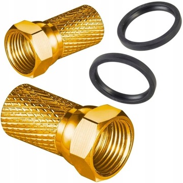 ОКТО-СПУТНИКОВЫЙ КОНВЕРТЕР ДЛЯ 8 ТВ-ВЫХОДОВ 4K CYFROWY POLSAT NC+ ЗОЛОТЫЕ ШТЕКИ