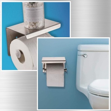 ДЕРЖАТЕЛЬ ДЛЯ ТУАЛЕТНОЙ БУМАГИ С ПОЛКОЙ ДЛЯ ТЕЛЕФОНА ХРОМИРОВАННАЯ ВЕШАЛКА LOFT WC