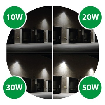 REFLEKTOR LED HALOGEN NAŚWIETLACZ 10W 4500K WODOODPORNY