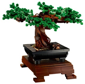 РЕАЛИСТИЧЕСКОЕ ДЕРЕВО БОНСАЙ НАБОР LEGO CREATOR ДЛЯ ВЗРОСЛЫХ ДЕРЕВО 878 EL.