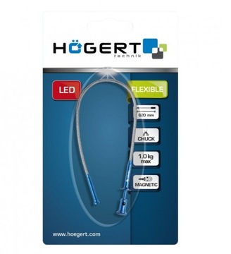 HOGERT TECHNIK ELASTYCZNY UCHWYT MAGNETYCZNY Z CHWYTAKIEM I LED