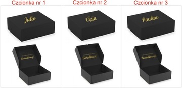 Pudełko box CZARNE czy zostaniesz ŚWIADKOWĄ ŚWIADKIEM ślub prezent + PUZZLE