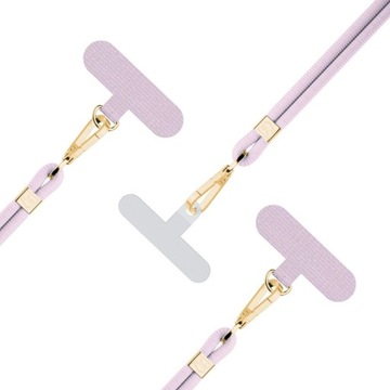 Magiczny Sznurek Smycz na Szyję Ramię do Telefonu 3mk EasyClip RÓŻOWY