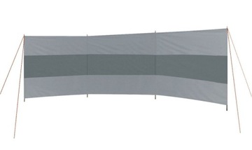 PARAWAN PLAŻOWY NA PLAŻĘ 4,62x0,9m SZARY
