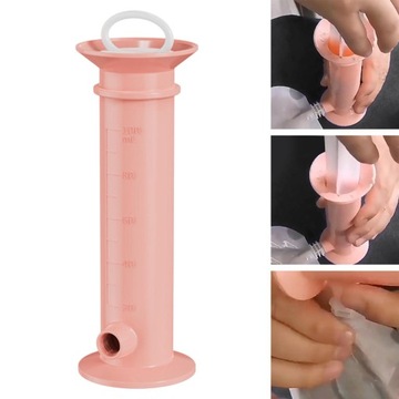 Torebki na przekąski z puree owocowym, wypełnienie różowe